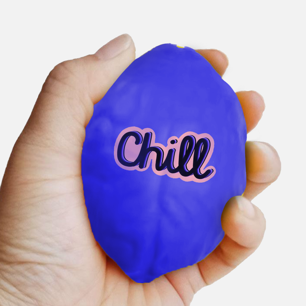 Custom Logo Brain Stress Ball Toy