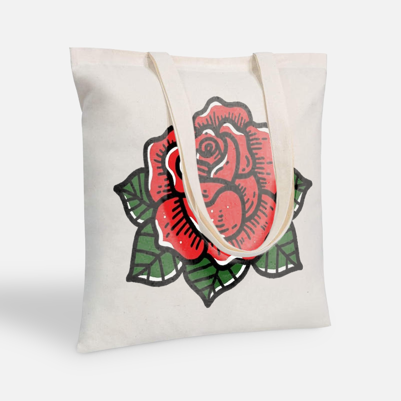 Custom Logo Canvas Tote Bag