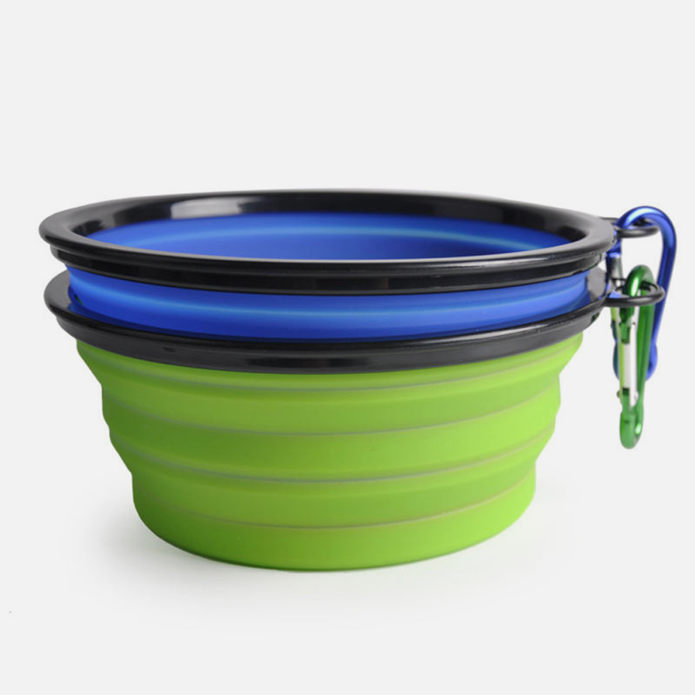 Custom Collapsible Silicone Travel Pet Bowl