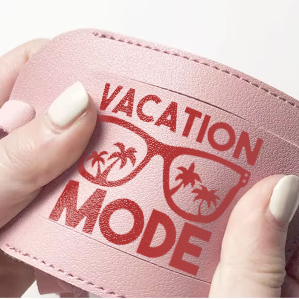 Custom Logo PU Leather Luggage Tag