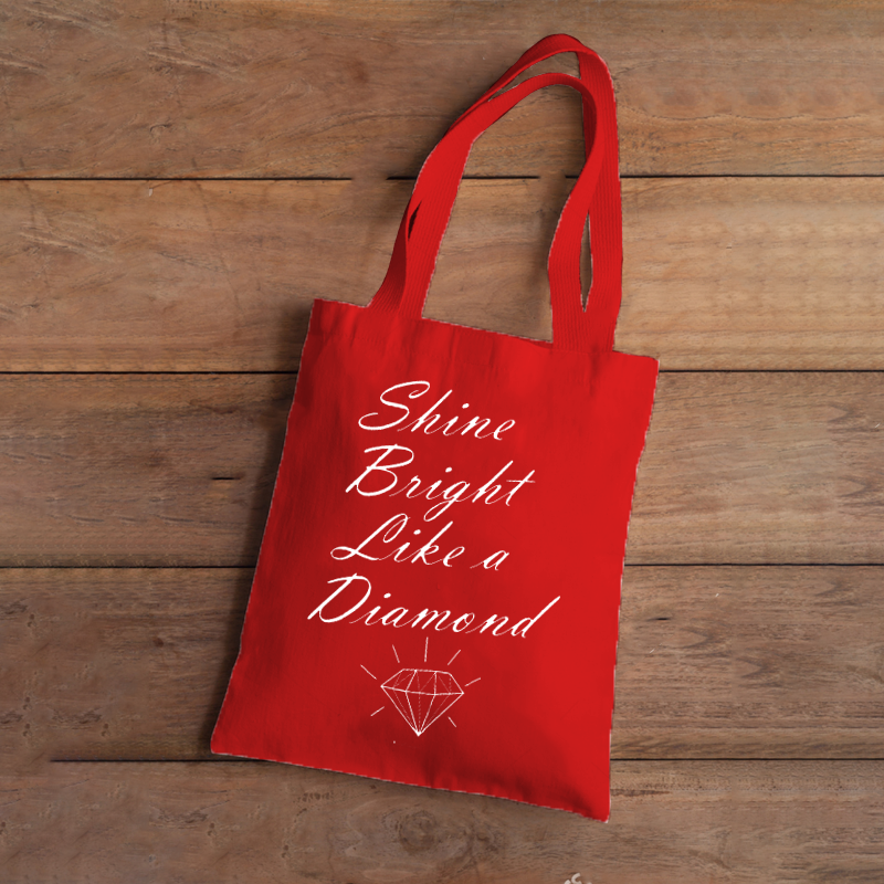 Custom Logo Canvas Tote Bag