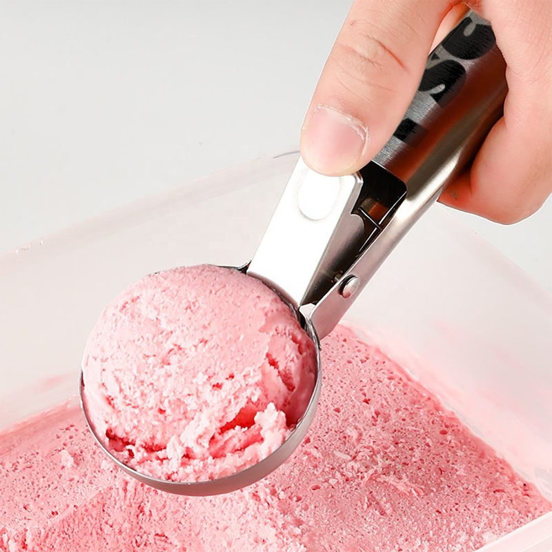 Custom Logo Stainless Steel Ice Cream Scoop