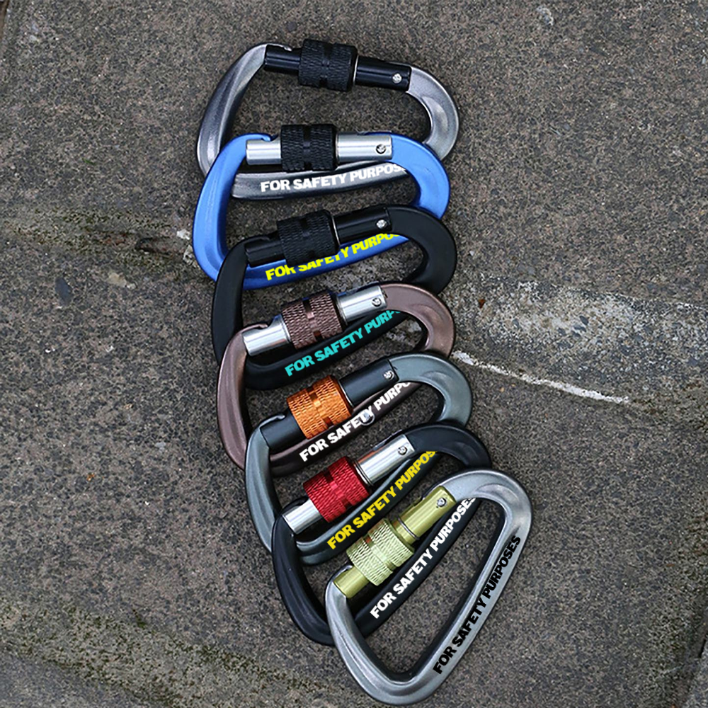 Custom Logo Heavy Duty Twist Lock Carabiners