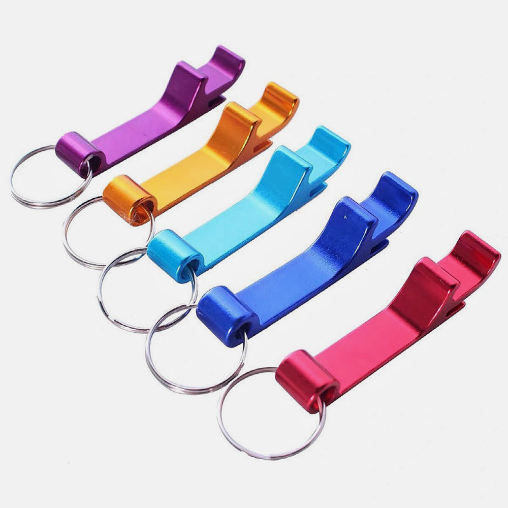 Custom Logo Aluminum Keychain Bottle Opener