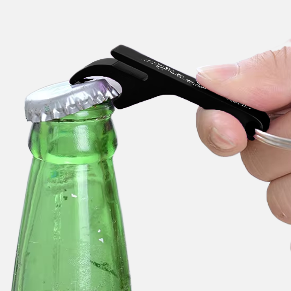Custom Logo Bottle Opener Keychain