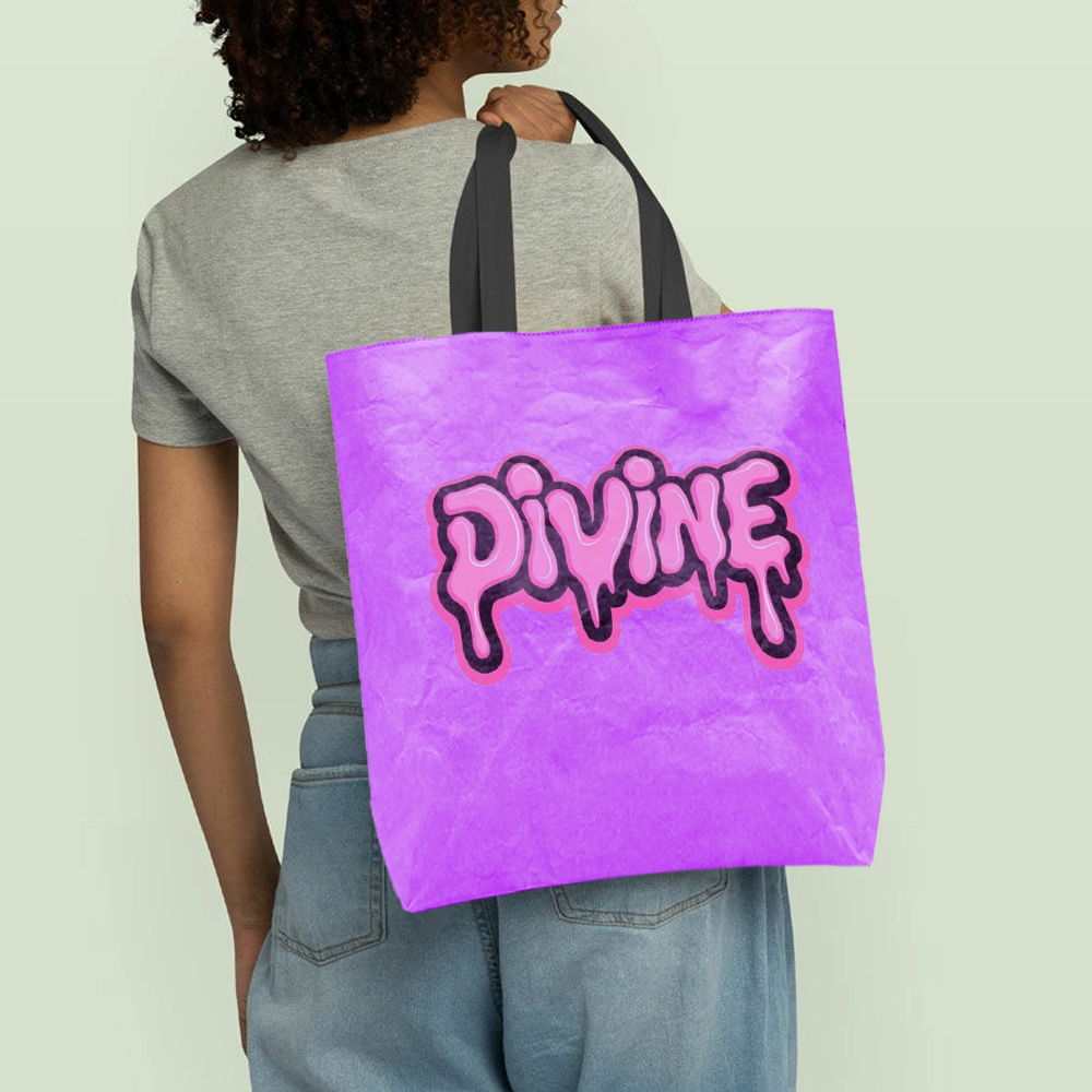 Custom Logo Washable Kraft Paper Tote Bag