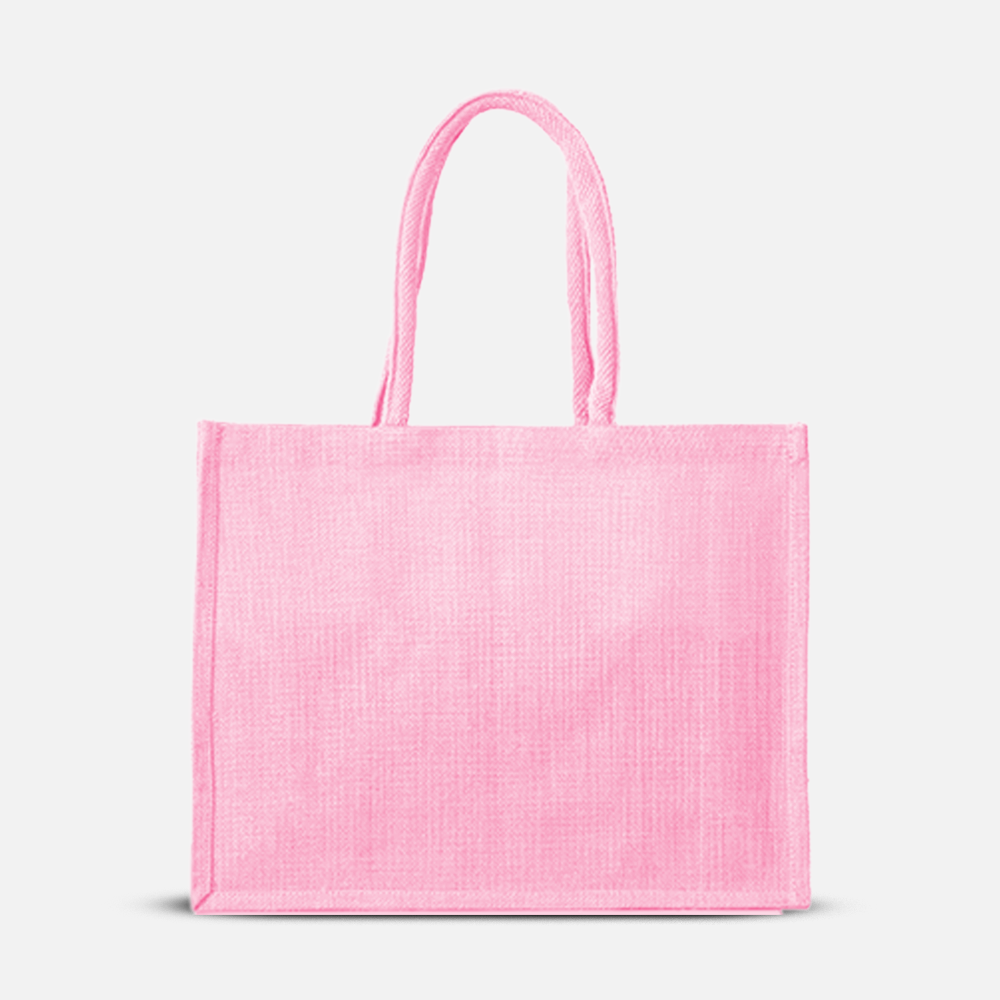 Custom Logo Foldable Jute Tote Bag