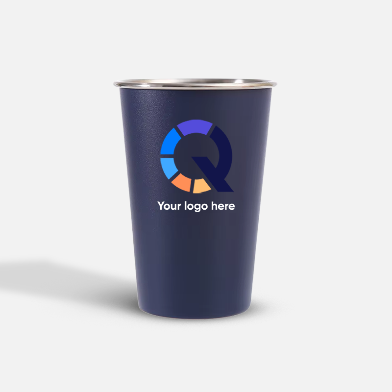 Custom Logo Stainless Steel Pint Cup