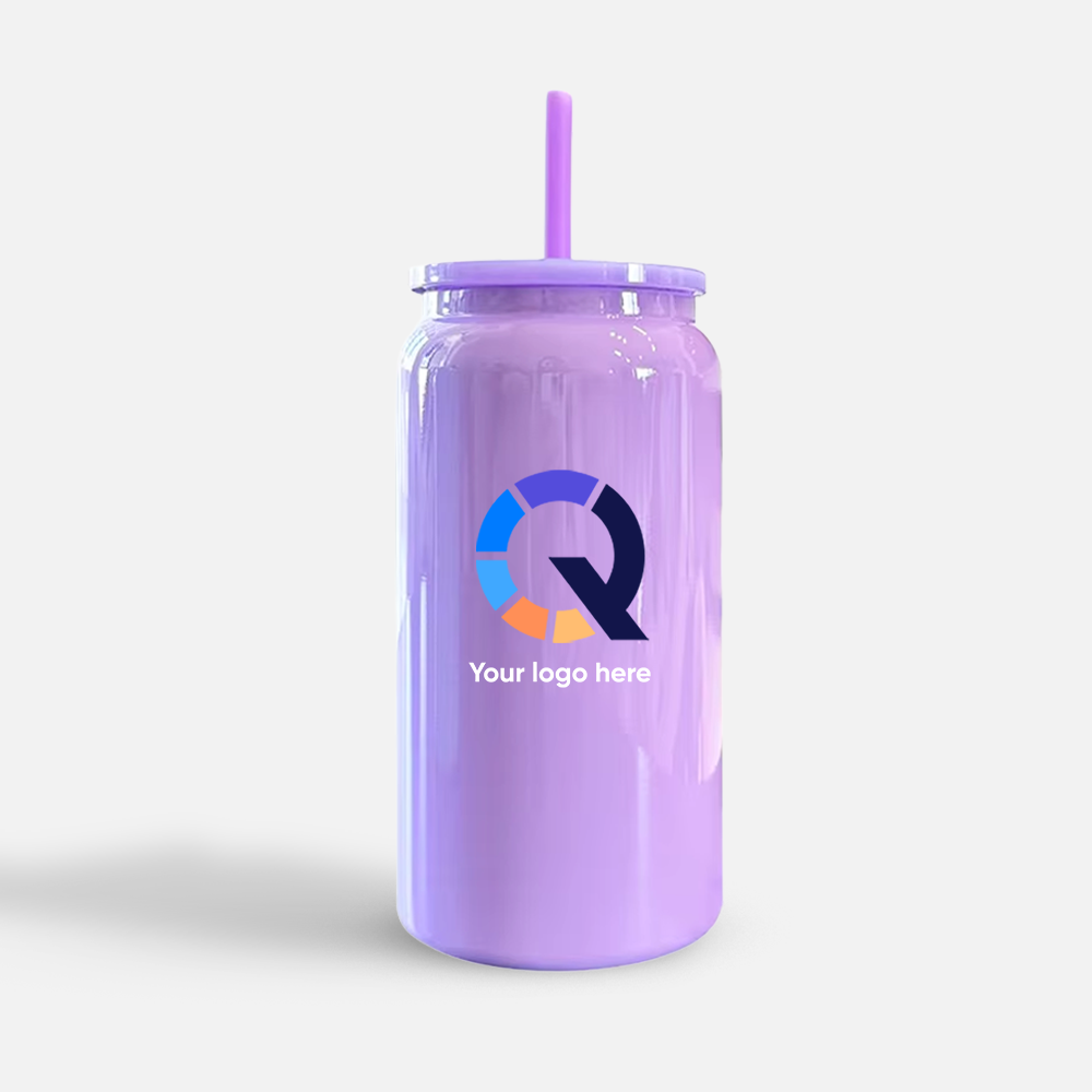 Custom 16oz Stainless Steel Tumbler with Straw