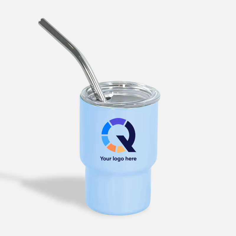 Custom 3oz Stainless Steel Mini Tumbler
