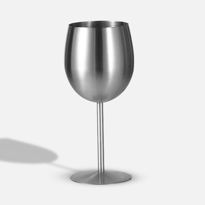 Custom Logo 350ml Stainless Steel Wine Goblet