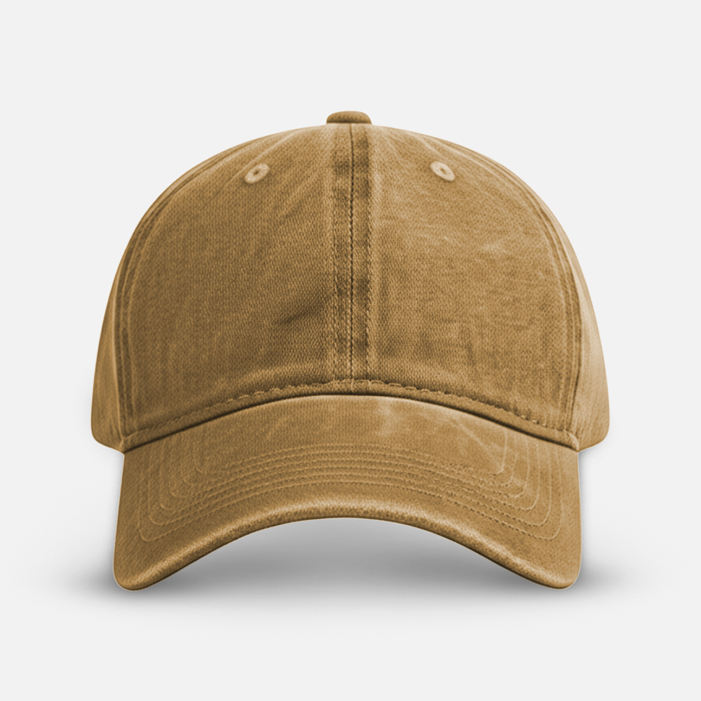 Custom Embroidered Distressed Cotton Baseball Cap