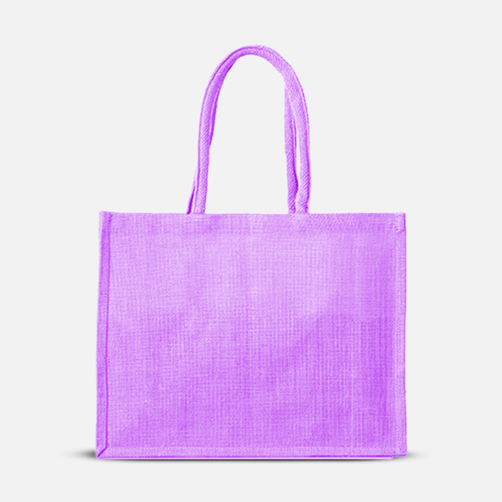 Custom Logo Foldable Jute Tote Bag