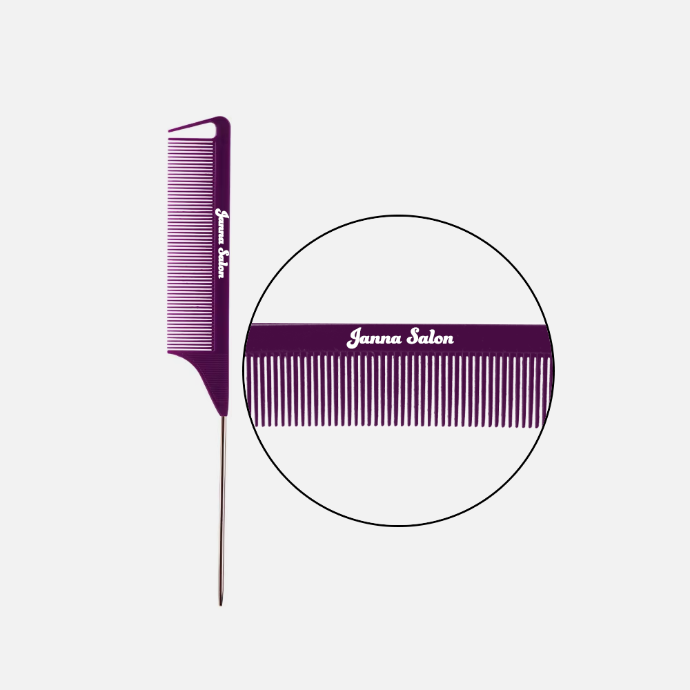 Custom Logo Anti-Static Carbon Hair Comb