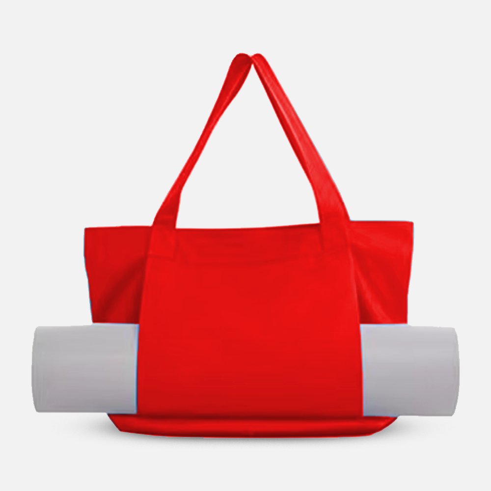 Custom Logo Yoga Tote Bag with Mat Carrier