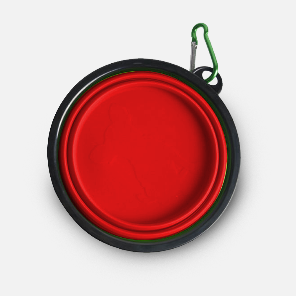 Custom Collapsible Silicone Travel Pet Bowl