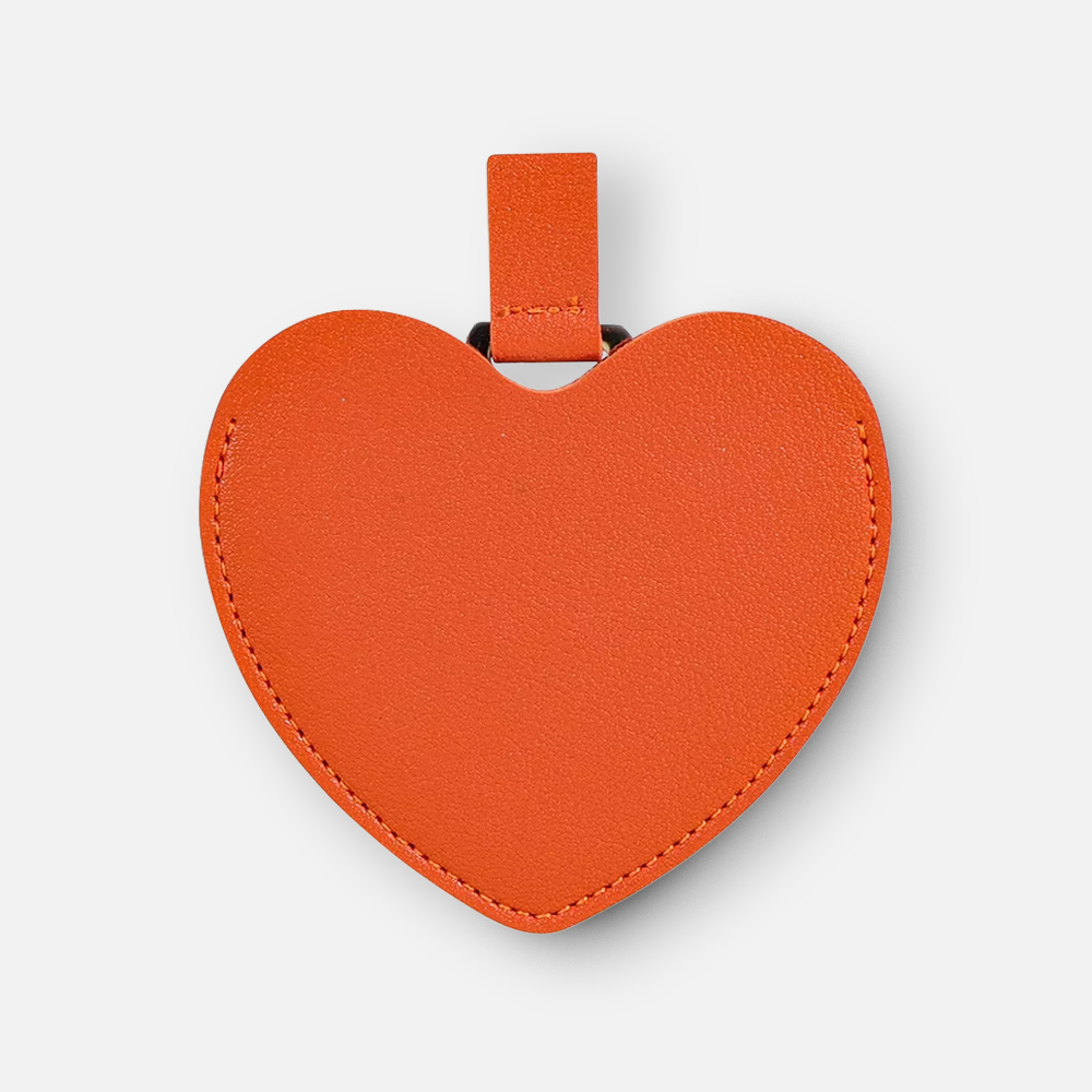 Custom Logo Heart Compact Mirror