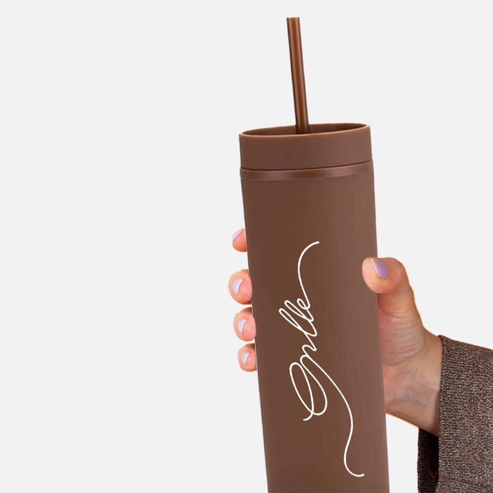Branded 16oz Matte Acrylic Tumbler