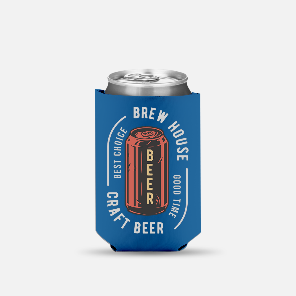 Custom Logo Neoprene Beer Can Holder