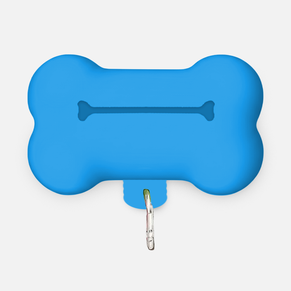 Branded Rubber Bone-Shaped Pet Waste Box