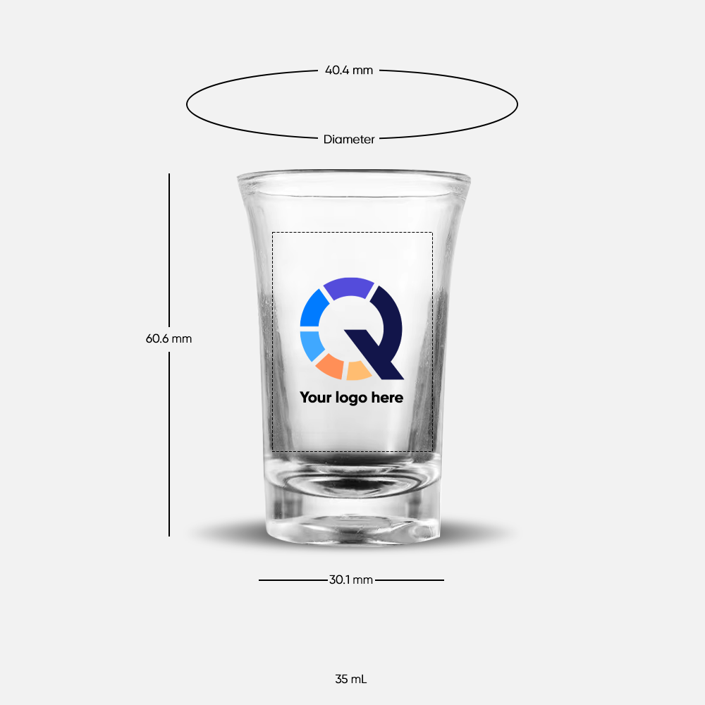 Branded Colorful Plastic Shot Glasses