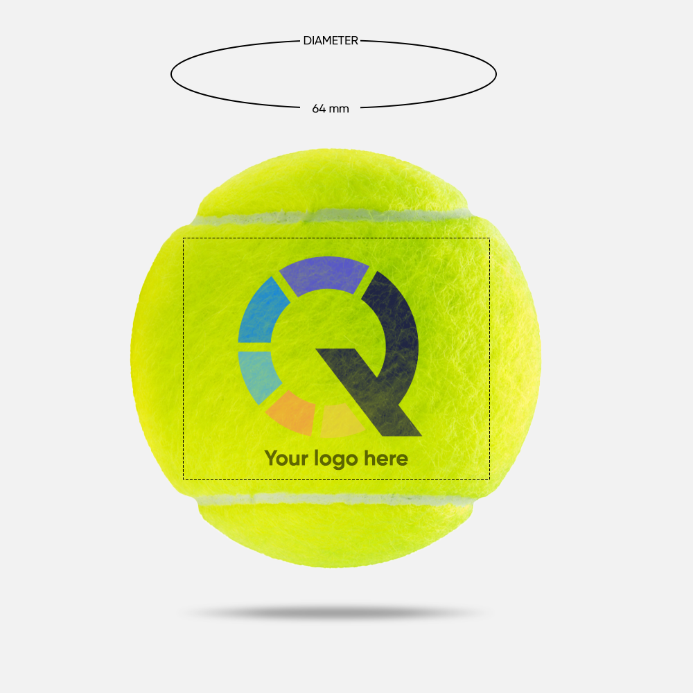 Custom Branded Dog Tennis Ball
