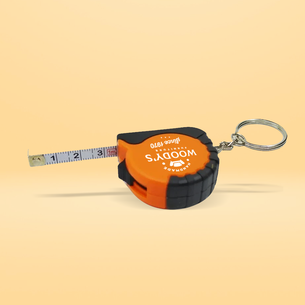 Custom Logo Mini Tape Keychain