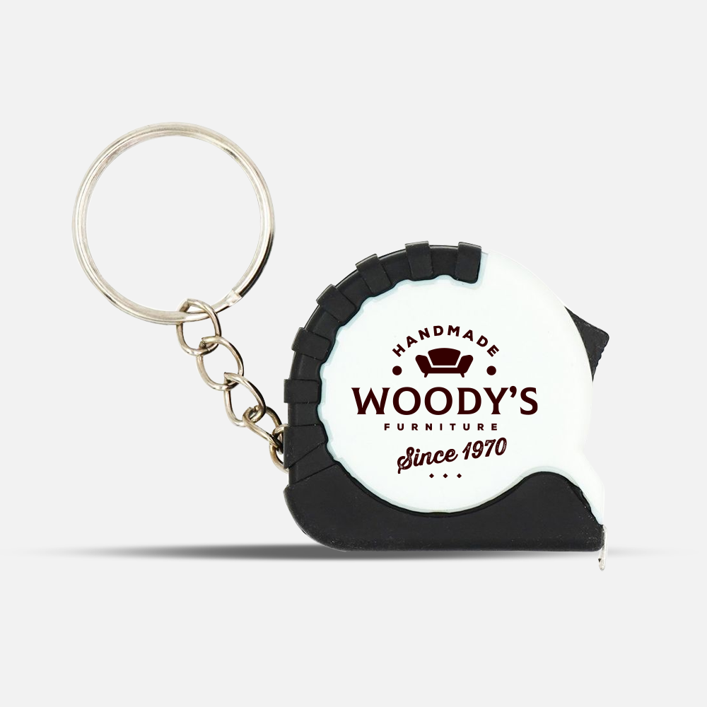 Custom Logo Mini Tape Keychain