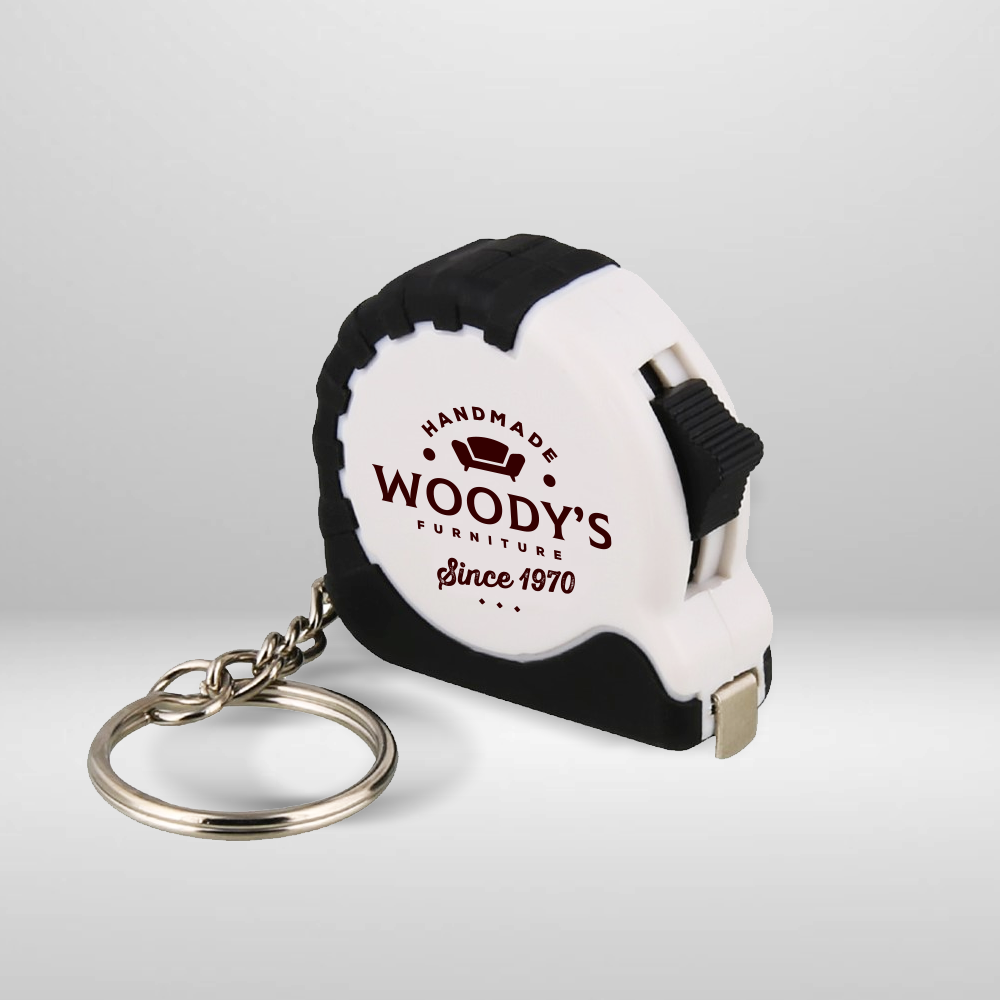 Custom Logo Mini Tape Keychain