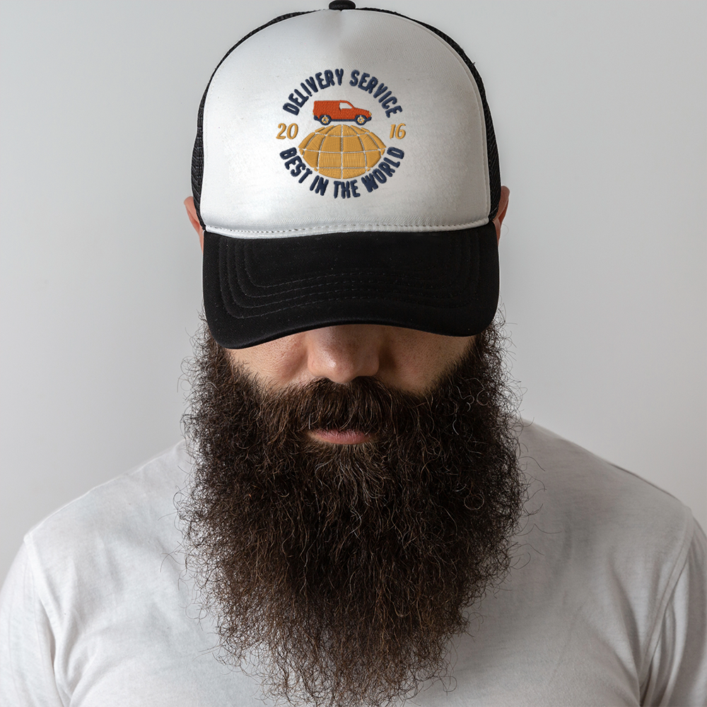 Custom Logo Embroidered Trucker Hat