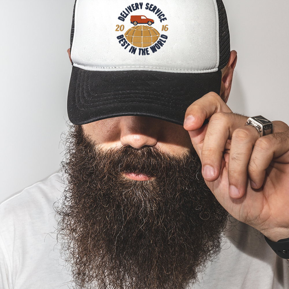 Custom Logo Embroidered Trucker Hat