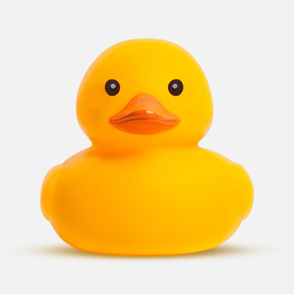 Custom Logo Rubber Bath Duck Toy