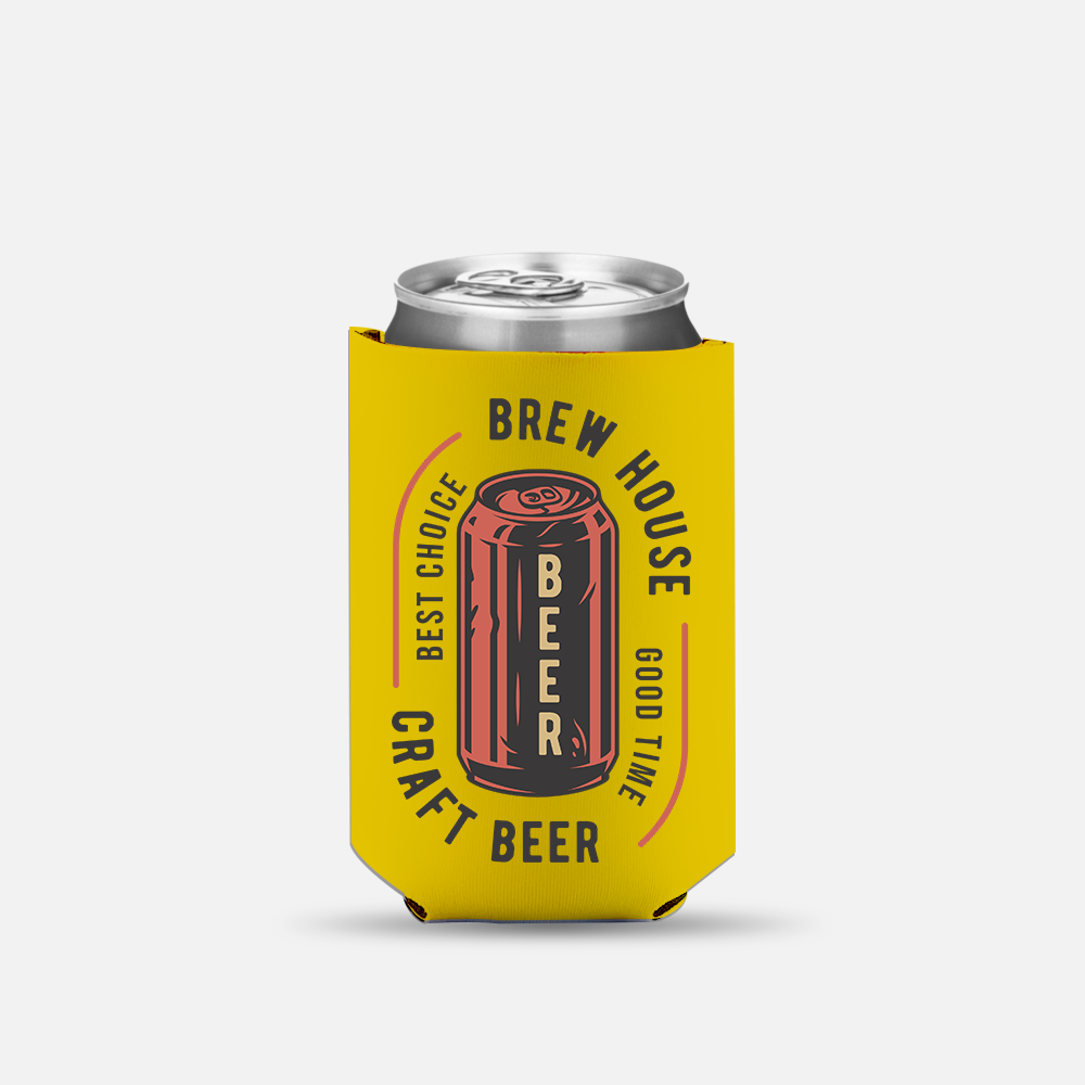 Custom Logo Neoprene Beer Can Holder