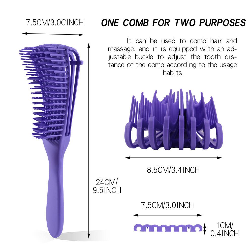 Custom Logo Detangling Octopus Hair Brush