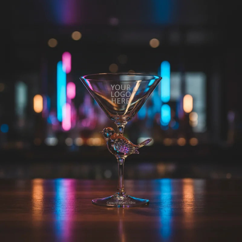 Bird Stem Cocktail Glass 13oz