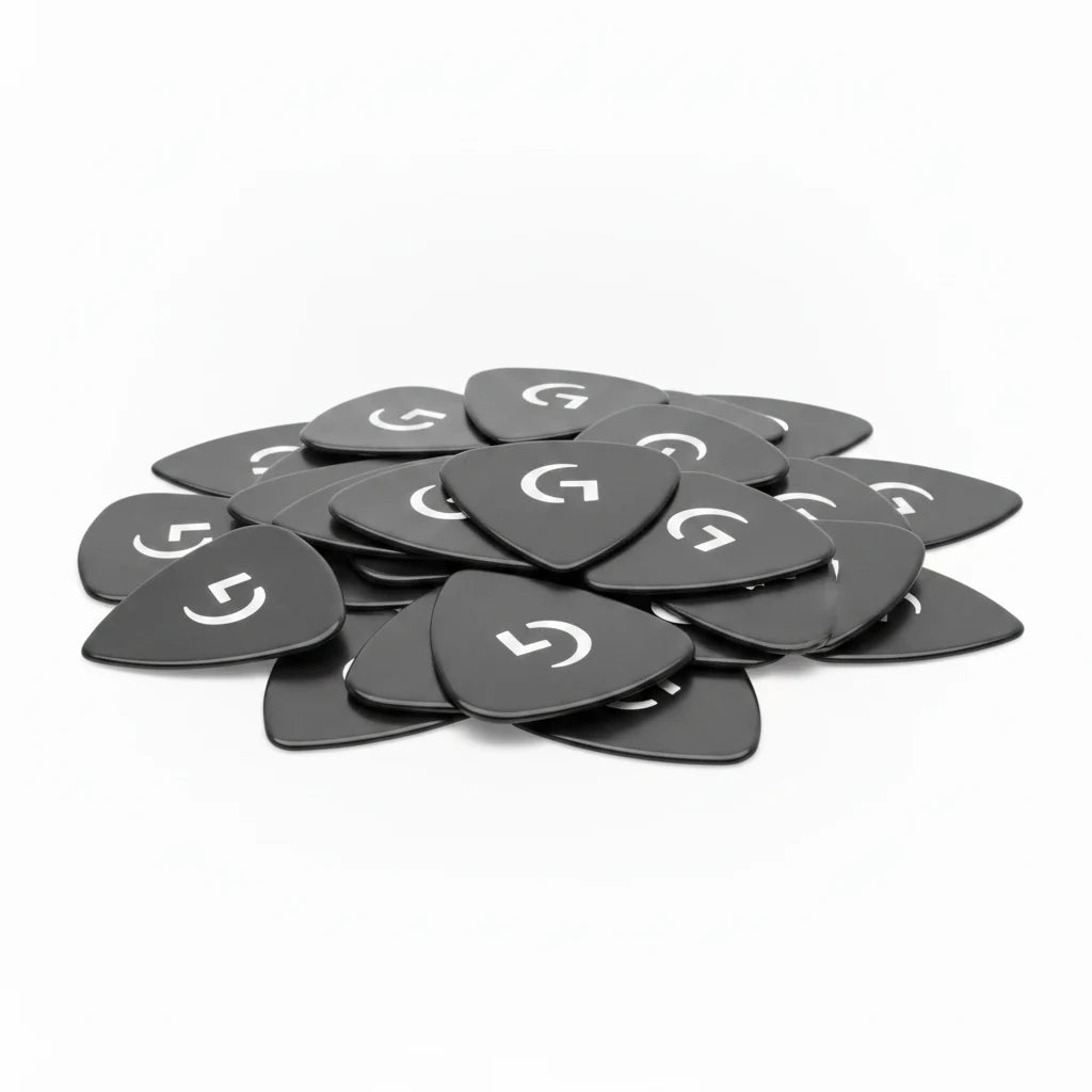 Black Celluloid Guitar Picks