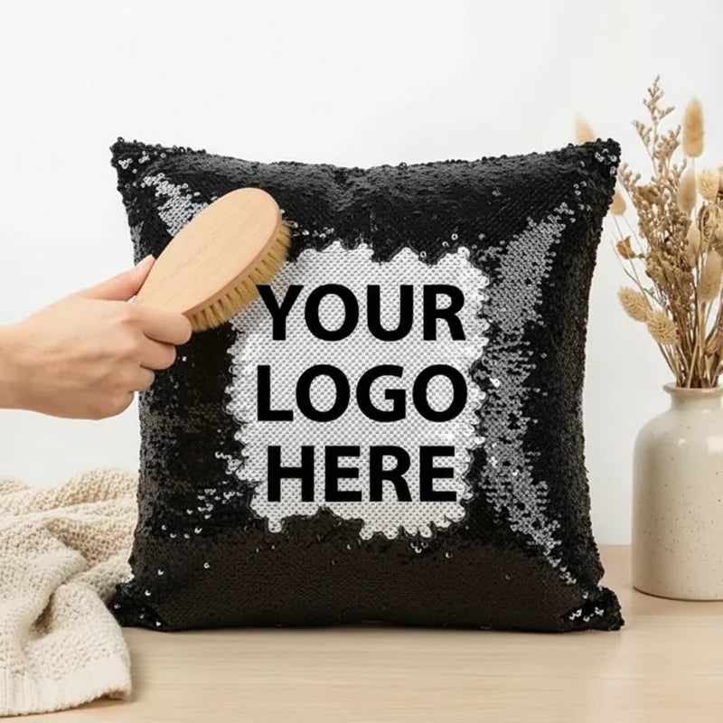 Reversible Sequin Pillow