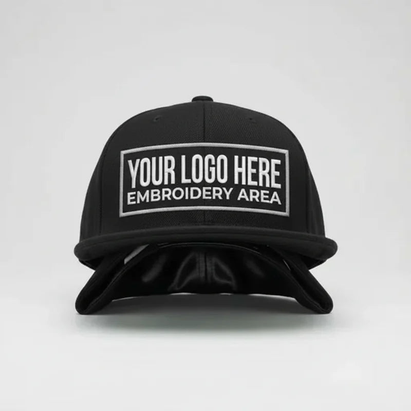 Flat Bill Fitted Cap