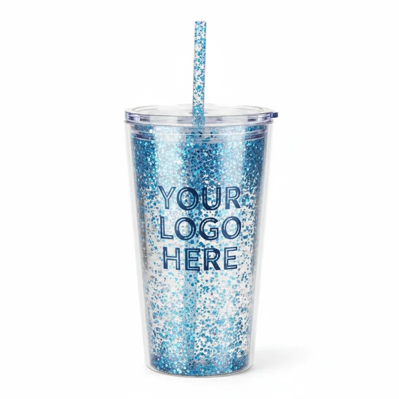 Glitter Acrylic Double-Wall Tumbler