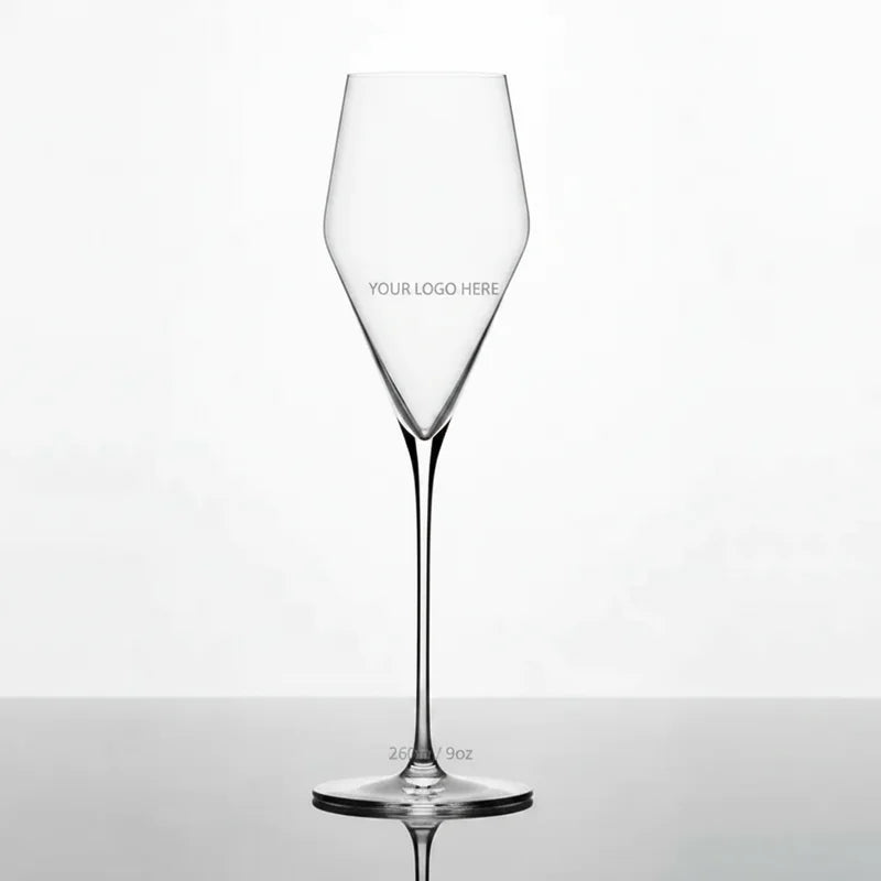 Handmade Bubble Champagne Flute 9oz
