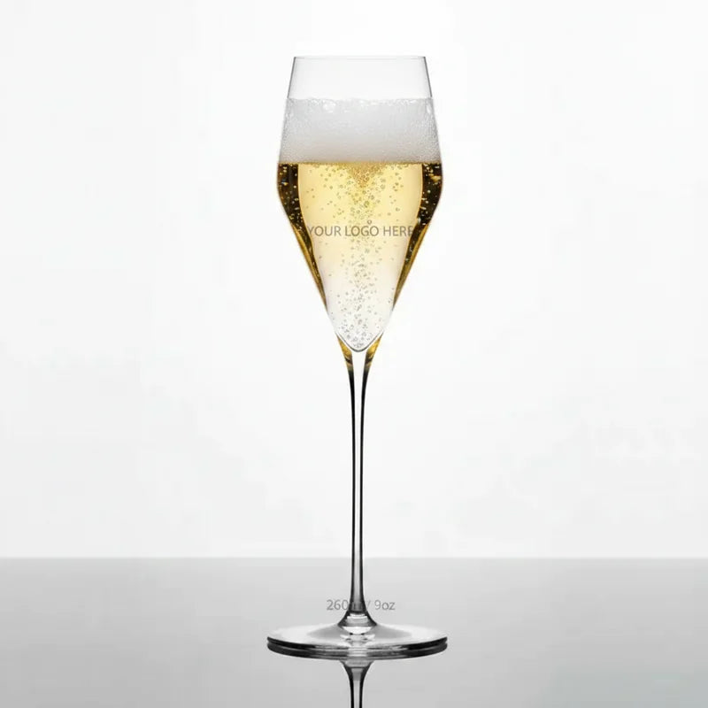 Handmade Bubble Champagne Flute 9oz