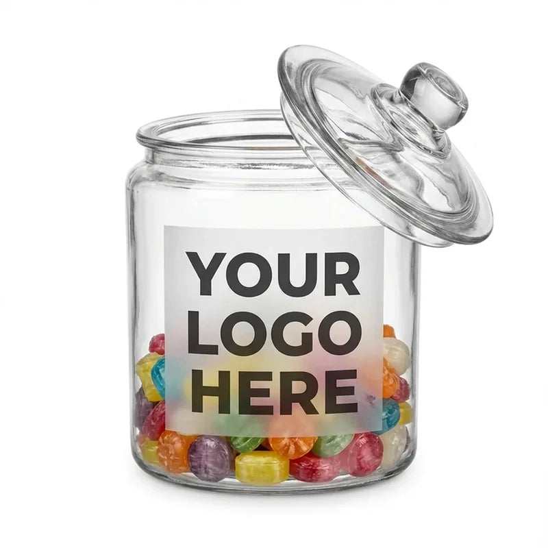 Glass Candy Jar with Lid
