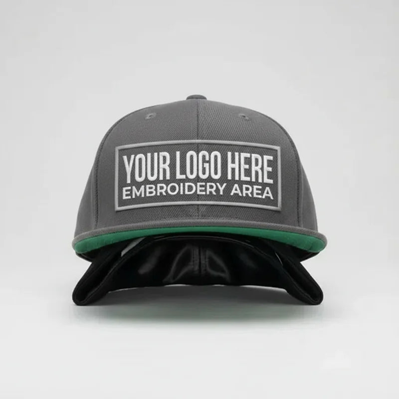 Flat Bill Fitted Cap