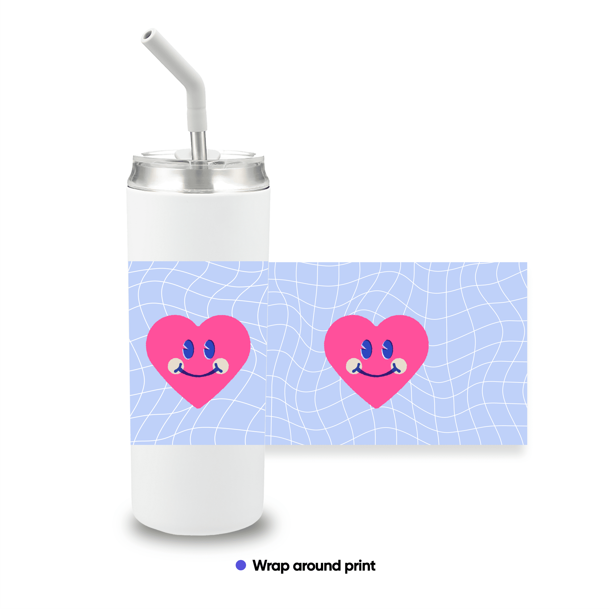 Marka Copper Vacuum Tumbler with Stainless Steel Straw 20oz