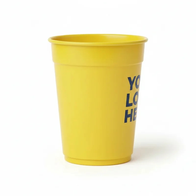 Classic Smooth Stadium Cup 12oz Yellow
