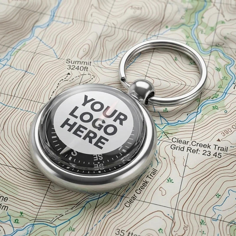 Compass Keychain