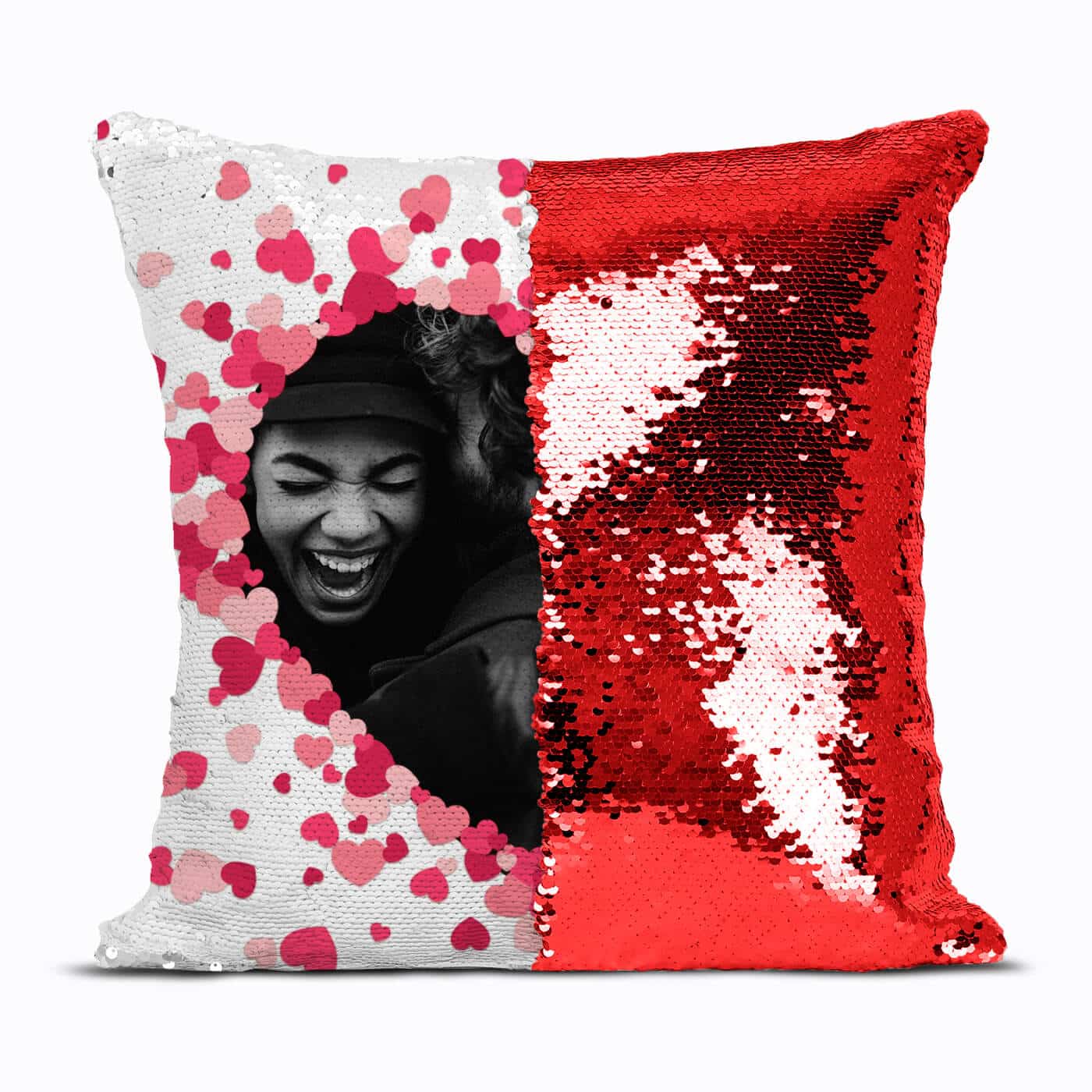 Love Frames Sequin Pillow