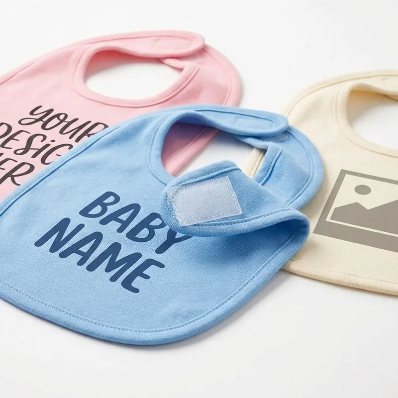 Custom Baby Bibs 3-Pack