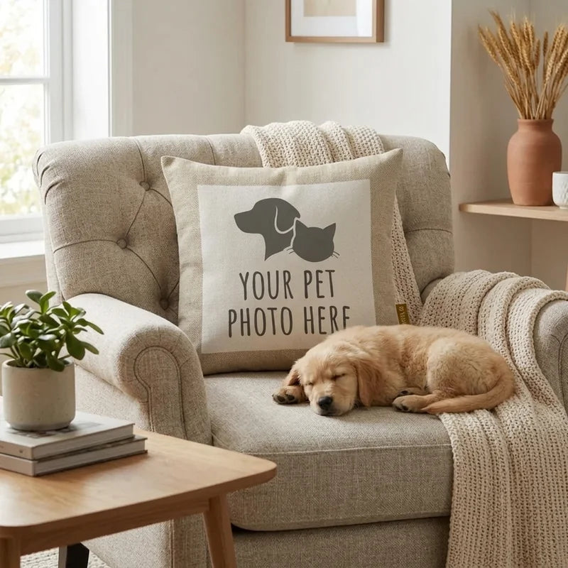 Custom Pet Photo Pillow