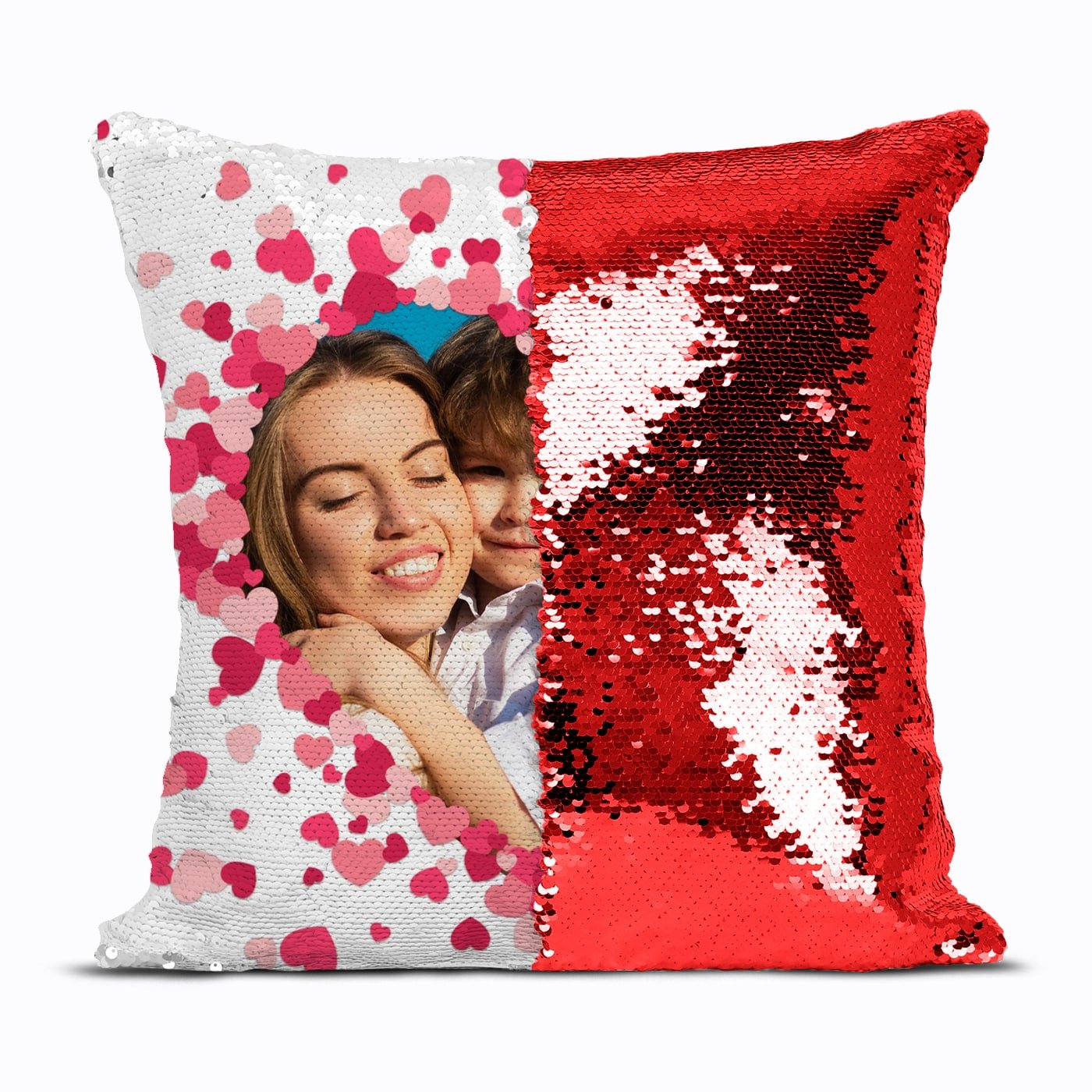 Love Frames Sequin Pillow